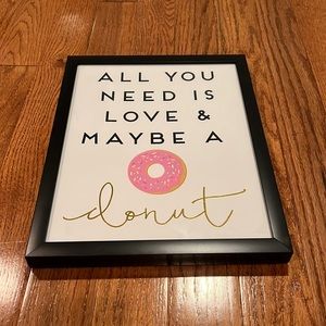 picture frame with saying